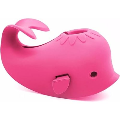 Baby Bathtub Faucet Cover, Baby Safety Protection Silicone Toys, Bath Spout Cover Baby Bathtub, Faucet Cover Baby Bathtub Silicone Whale for Kids, Toddler, Infant, Gifts for Children