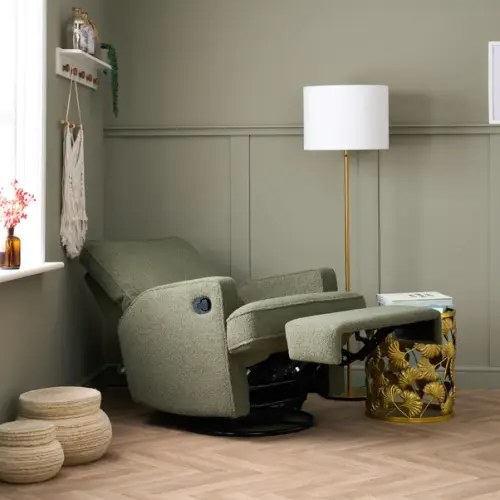 Obaby Madison Swivel Glider Recliner Chair