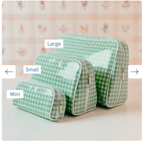 Patterned Toiletry Bag | Weezie Towels