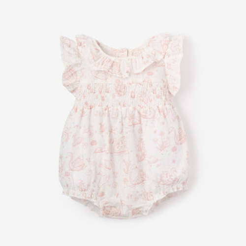 Swan Toile Swiss Dot Sunsuit