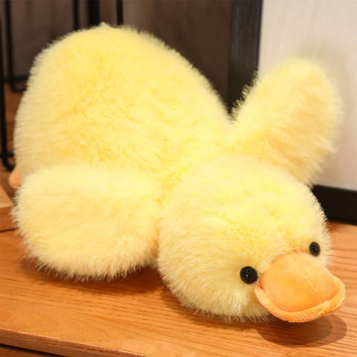 Jumbo Plush Duck Stuffed Animal - 12” Soft Huggable Cotton Toy for Kids & Adults, Cute Sleeping Pillow Gift for Christmas Birthday Baby Shower