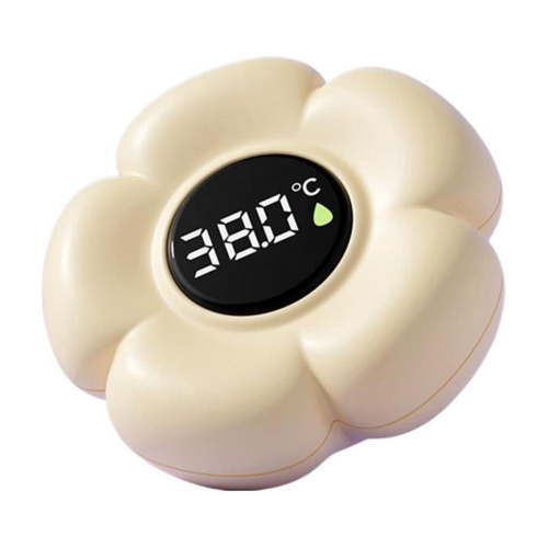 Silicone Baby Bath Thermometer for Baby Safety, Floating Infant Bath tub Temp Thermometer for Newborns & Toddlers- Flower