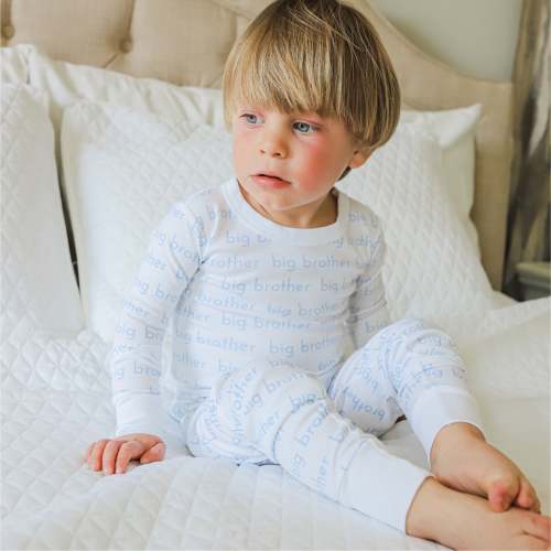 Big Brother Pima Cotton Pajamas - Magnolia Baby Siblings