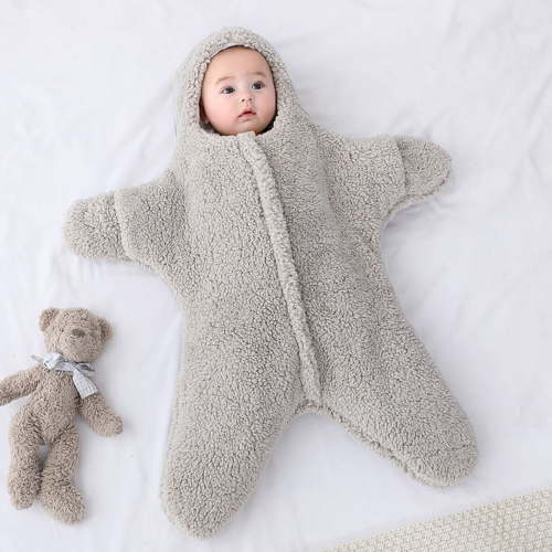Baby Boy Baby Girl Baby Blanket Cute Newborn Sleep Soft And Wearable Blanket Hat Newborn Infant Baby Girl Boy Puffer Carbag Pram Bag Snowsuit Bunting Dark Gray 0-3 Months