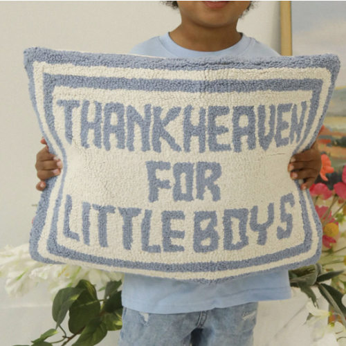 thank heaven throw pillow