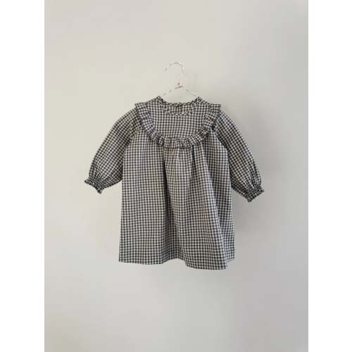 Noey dress forest check (baby)
