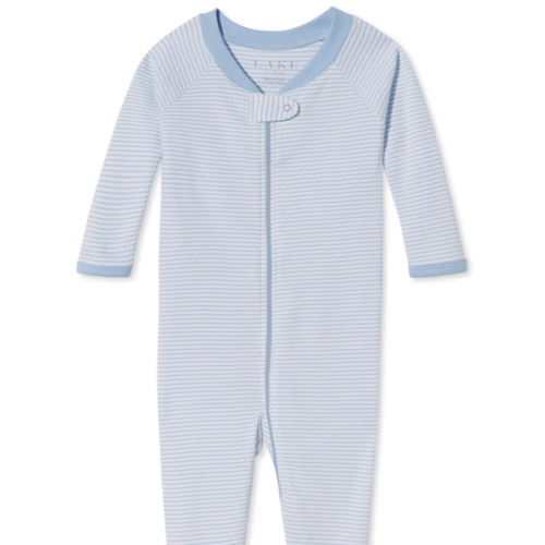 LAKE | Baby | Pima Cotton Pajamas | French Blue Baby Sleeper