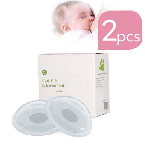 Breast Shells,2 Pack Nursing Cups, Milk Saver, Protect Sore Nipples for Breastfeeding, Collect Breastmilk Leaks for Moms, Reusable