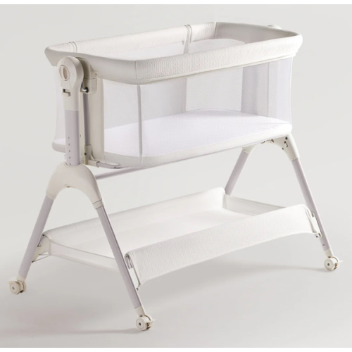 HARPPA Cuddly Sway | 3-in-1 Rocking Baby Bassinet & Bedside Sleeper with Anti-Reflux Mattress for Newborns | Attaches to Bed, Adjustable Height, Tool-Free Setup, Portable Wheels, CPSC Certified, Gentle Rocking Motion | Ideal for Infants, Safe Co-Sleeping