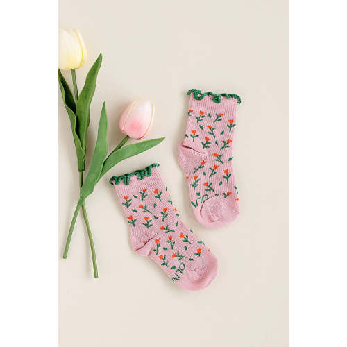 Spring Tulips Sock – Little Rays