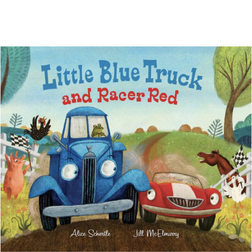 Little Blue Truck and Racer Red: A Fun Picture Book About Race Cars, Friendship, and Trying Your Best for Children (Ages 4-8)