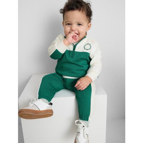 0-36mths | Half-Zip Sweatshirt and Joggers Set