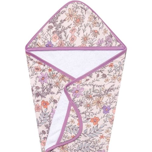 Copper Pearl Premium Knit Hooded Bath Towel Flora