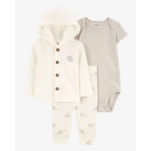 Baby 3-Piece Elephant Little Jacket Set - 3 or 6 Months