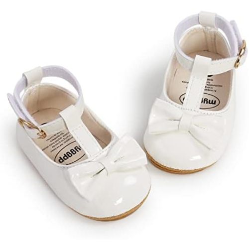 Baby Shoes Mary Jane Flats Non Slip Soft Sole Infant Toddler Sneakers First Walkers Party Christmas Dress Shoes