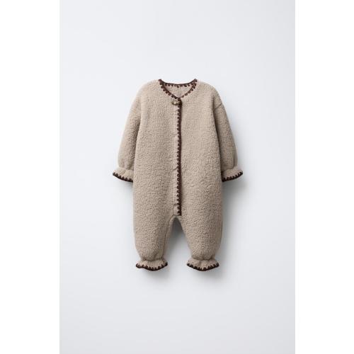 CABLE KNIT JUMPSUIT - Ecru | ZARA United States