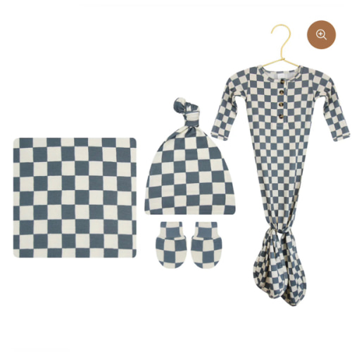 Miles Newborn Hat Bundle (Gown)