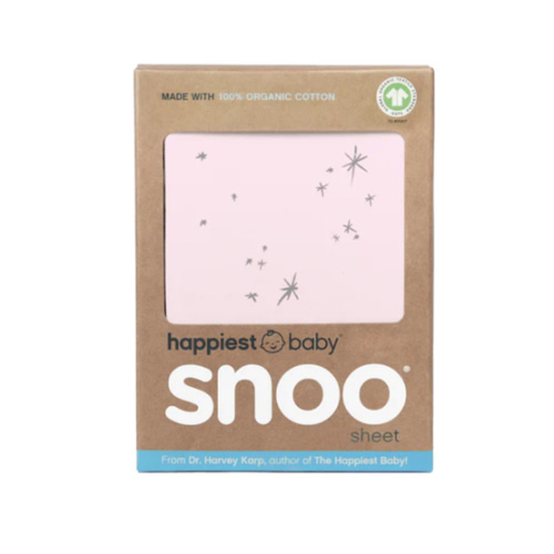 100% Organic Cotton Baby Bassinet Sheets for SNOO – Rose Galaxy
