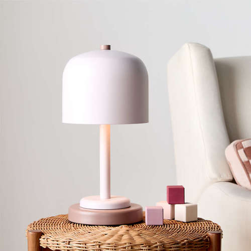 Modern Dome Purple Touch Kids Table Lamp