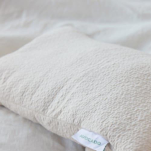 Organic Toddler Pillow | Avocado Green Mattress