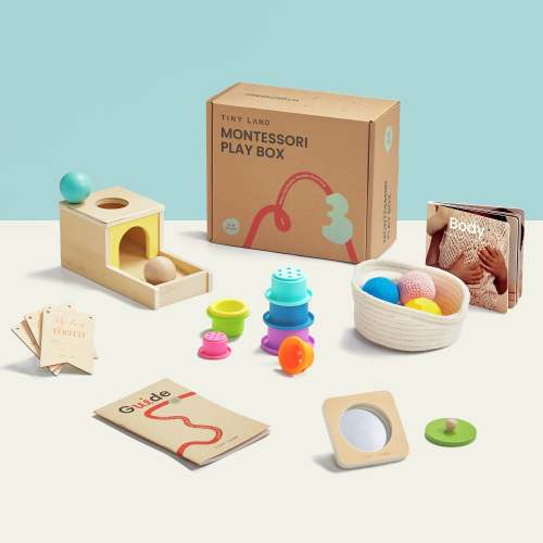 Tiny Land® Montessori Toys Set for Newborns ( 6-9 Month )