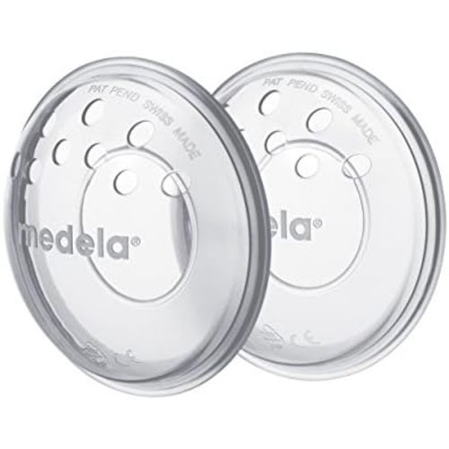 Medela SoftShells Breast Shells for Sore Nipples for Pumping or Breastfeeding, Discreet Breast Shells, Flexible and Easy to Wear, Made Without BPA