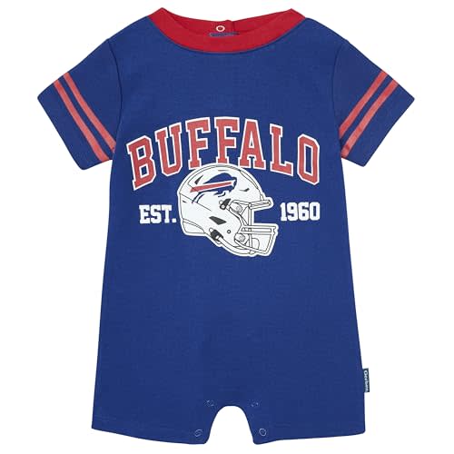 Gerber NFL Unisex-Baby NFL Team Short Sleeve Romper