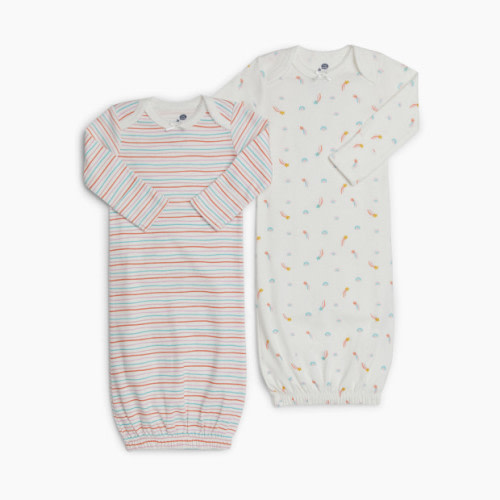Small Story 2-Pack Gown - Shooting Stars, 0-6 M