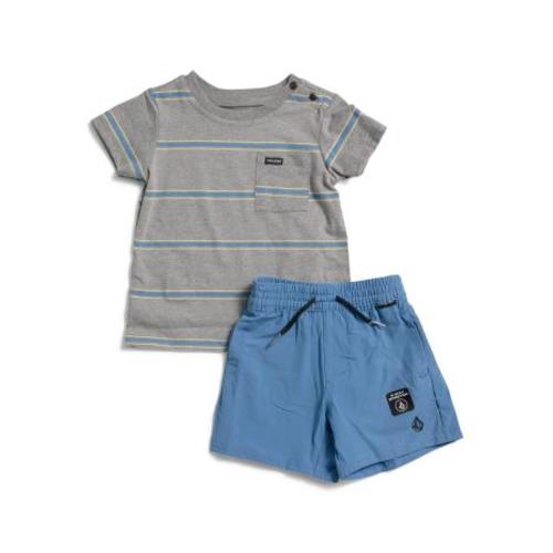 Infant Boys 2pc Striped Tee And Shorts Set | Kids & Baby | TJ Maxx