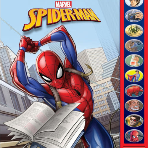 Marvel - I'm Ready to Read with Spider-Man - Interactive Read-Along Sound Book - Great for Early Readers - PI Kids