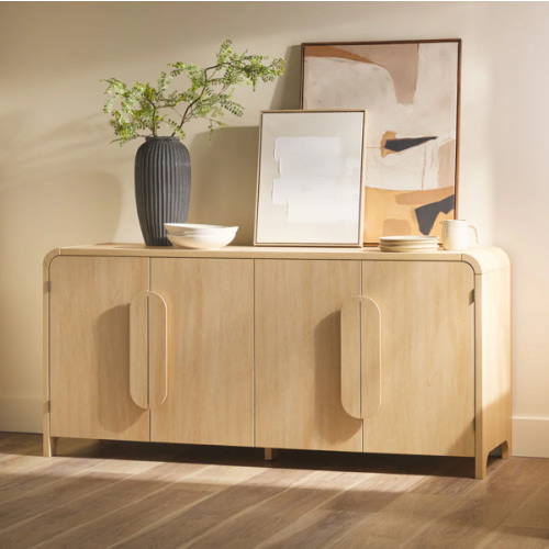 Chantelle Modern Curved Sideboard (Kids)