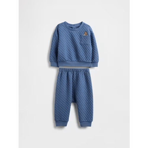 Baby Quilted Brannan Bear Pocket Outfit Set | Gap