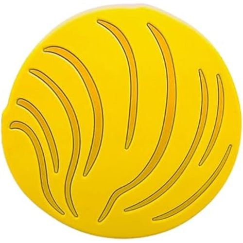 Mexican Baby Teether, Silicone Teething Toy for Teeth Relief, Soothing Grip for 6+ Months, BPA-Free (Yellow Concha)