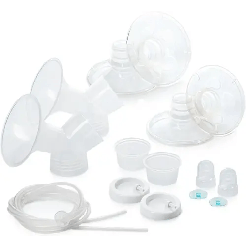 Evenflo Feeding Replacement Parts Breastfeeding Kit for Hospital Strength Advanced Double Electric Breast Pump