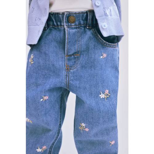 EMBROIDERED-DETAIL JEANS