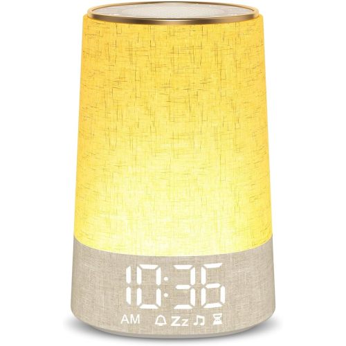 AFEXOA Sunrise Alarm Clock with 30 Soothing Sounds, White Noise Machine with Alarm Clock & Wake Up Light, Dimmable Display, Night Light for Bedroom, Heavy Sleepers, Adults & Kids