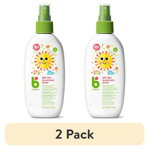 (2 pack) Babyganics Sunscreen Spray 50 SPF, 6oz