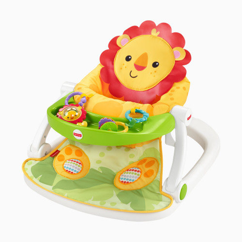 Fisher-Price Sit-Me-Up Floor Seat with Tray - Lion