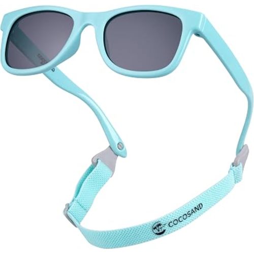 Flexible Polarized Baby Sunglasses with Strap