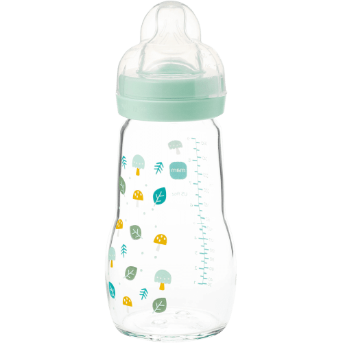 MAM Feel Good Glass Bottle 9oz, 1 PK, Unisex
