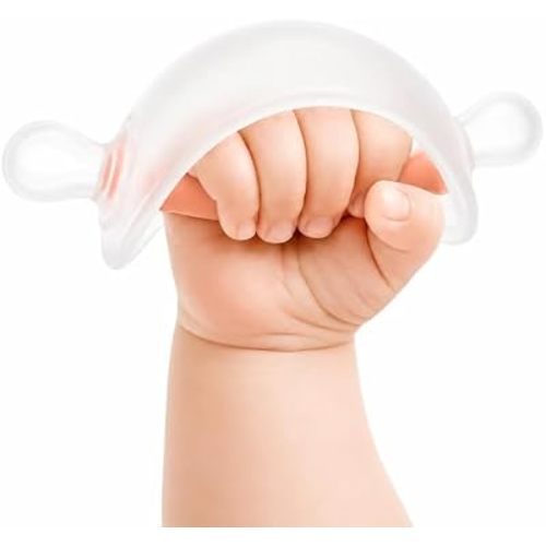 Baby Teething Toys 3-6 Months No-Drop Silicone Teether for Breastfed Babies