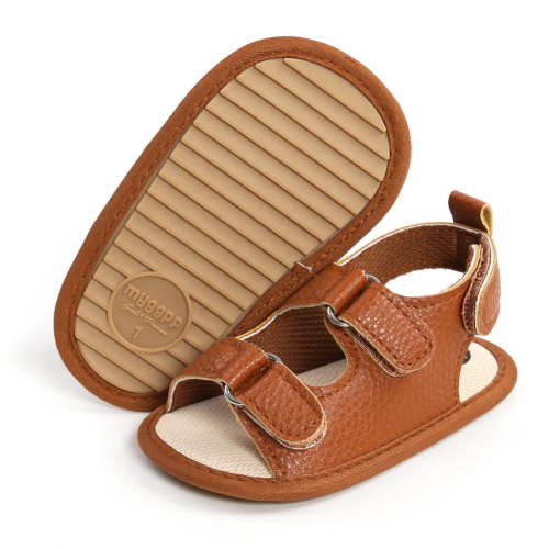 URMAGIC 0-18M Baby Boys Girls PU Leather Sandals Lightweight Anti-slip Summer Shoes