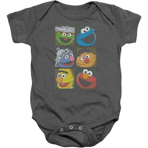 Infant: Sesame Street- Character Stamps Onesie Infant Onesie 1 x 1in