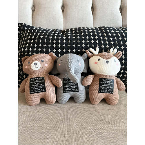 God's Words Animal Stuffy Rattle – OUR HOUSE ABOVE