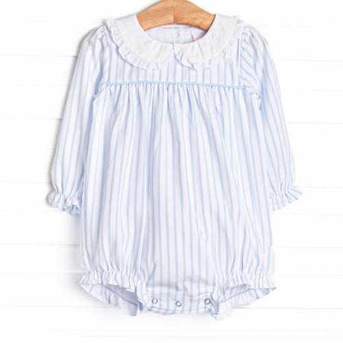 Powder Blue Pinstripe Bubble, Blue – Stitchy Fish
