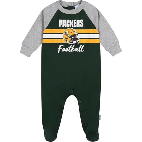 Gerber NFL unisex-baby Nfl Team Footed Coverall