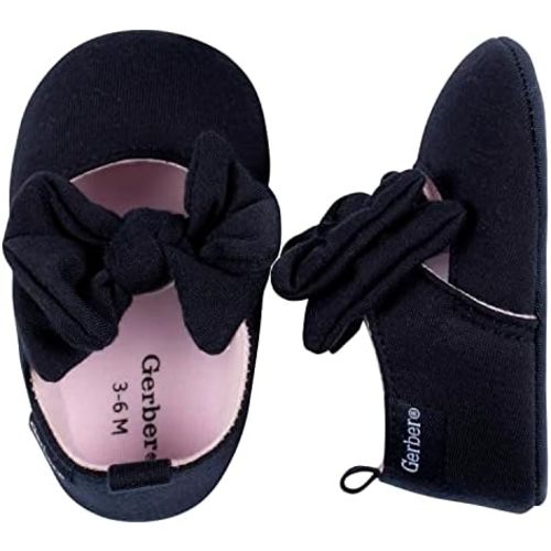 Gerber Baby Girls' Newborn Infant Girls' Ballet Crib Shoe