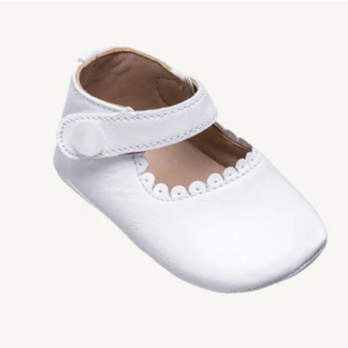 Elephantito Baby Mary Jane - White