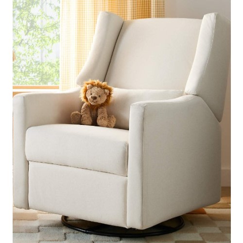 Babyletto Kiwi Cream Electronic Swivel Glider Power Recliner Nursery Chair
