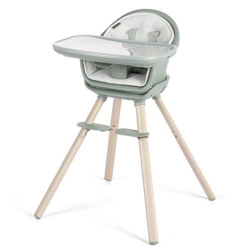 Maxi-Cosi Moa 8-in-1 High Chairs for Babies and Toddlers, Machine Washable Infant High Chair, Compact, Convertible High Chair Lightweight Design, Classic Green